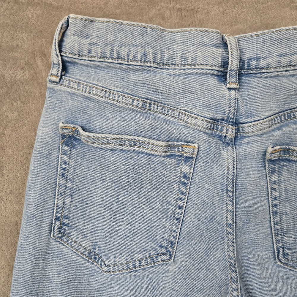 Gap Stride Ankle Jeans Womens 29 Blue High Waisted Baggy Wide Leg Denim 70s Y2K - Picture 5 of 13